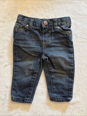(2 for $10) truly scrumptious Dark Blue Stretch Denim Jeans with Elastic Waist